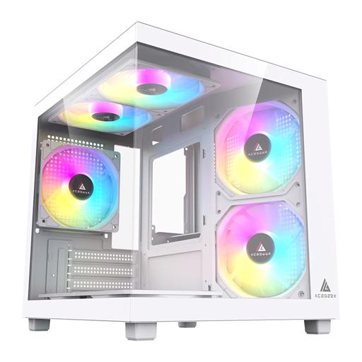 Acegeek Tide MicroATX Mid Tower (Branco)