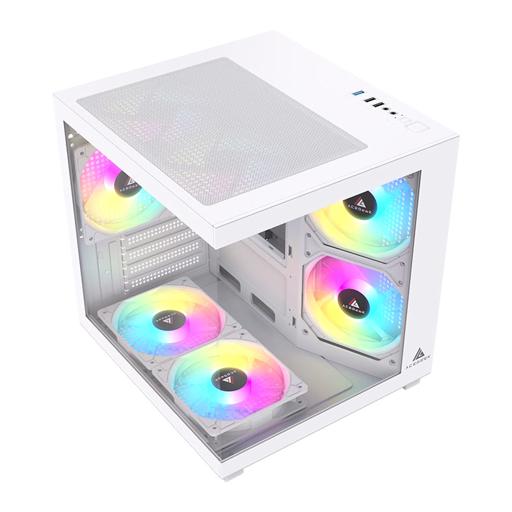 Acegeek Tide MicroATX Mid Tower (Branco)