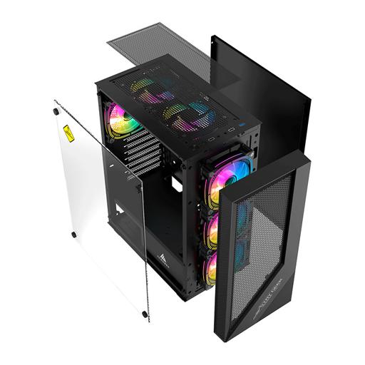 Acegeek Utopia K445 ATX Mid Tower (Preto)