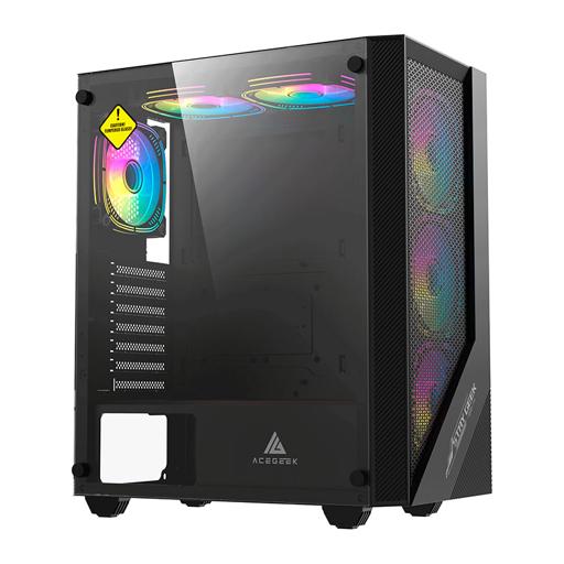 Acegeek Utopia K445 ATX Mid Tower (Preto)