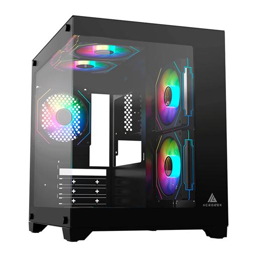 Acegeek Vacancy L375 MicroATX Mid Tower (Preto)