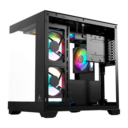 Acegeek Vacancy L375 MicroATX Mid Tower (Preto)