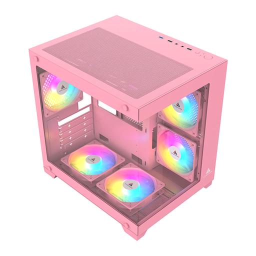 Acegeek Vacancy L375 MicroATX Mid Tower (Rosa)