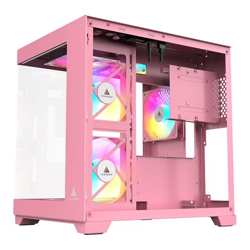 Acegeek Vacancy L375 MicroATX Mid Tower (Rosa)