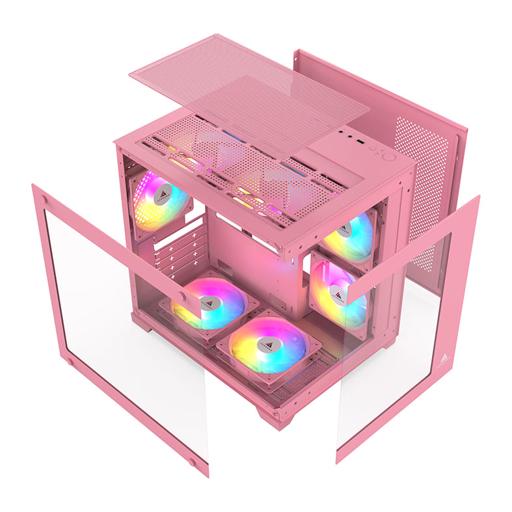 Acegeek Vacancy L375 MicroATX Mid Tower (Rosa)