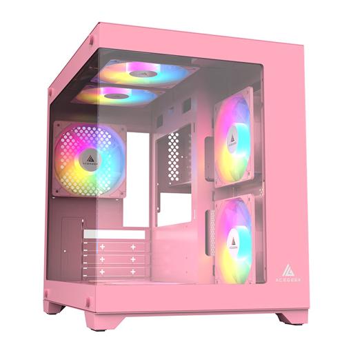 Acegeek Vacancy L375 MicroATX Mid Tower (Rosa)