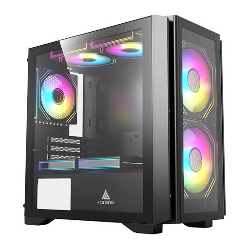 Acegeek Vision M352 MicroATX Mid Tower (Preto)