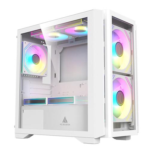 Acegeek Vision M352 MicroATX Mid Tower (Branco)