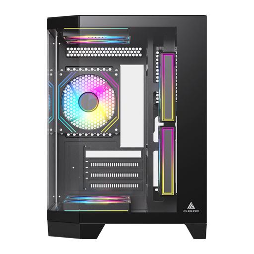 Acegeek Vista MicroATX Mid Tower (Preto)