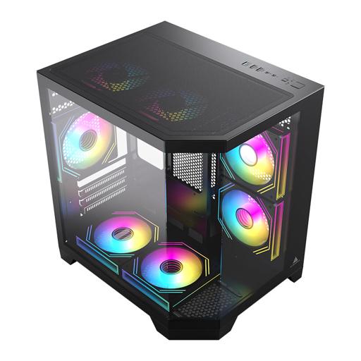 Acegeek Vista MicroATX Mid Tower (Preto)