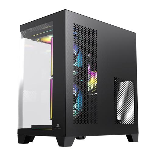 Acegeek Vista MicroATX Mid Tower (Preto)