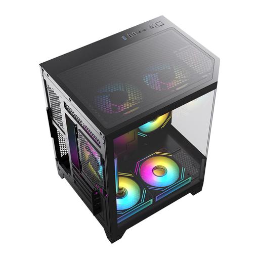 Acegeek Vista MicroATX Mid Tower (Preto)