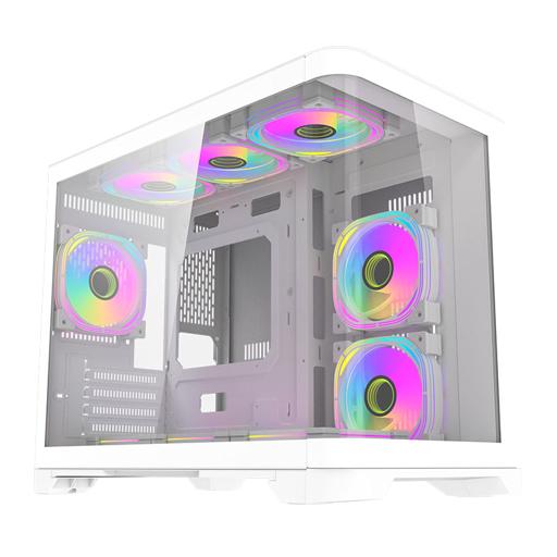 Aigo Darkflash Arc1 MicroATX Mid Tower (Branco)