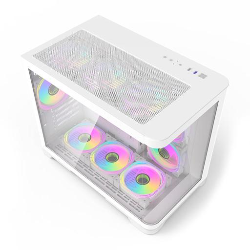 Aigo Darkflash Arc1 MicroATX Mid Tower (Branco)