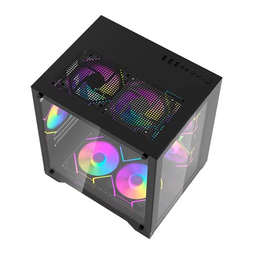 Aigo C270 MicroATX Mini Tower (Preto)