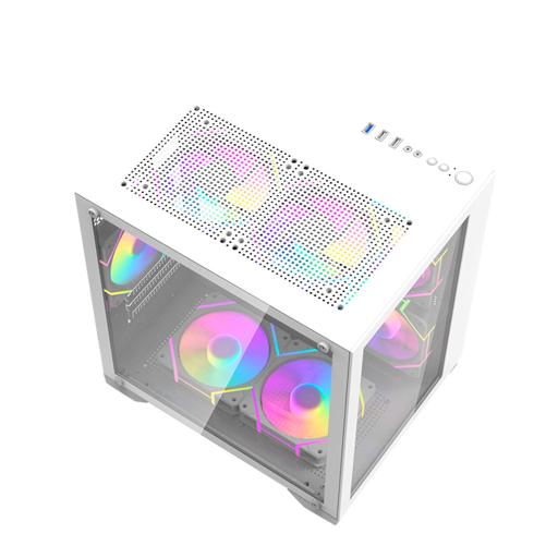 Aigo C270 MicroATX Mini Tower (Branco)