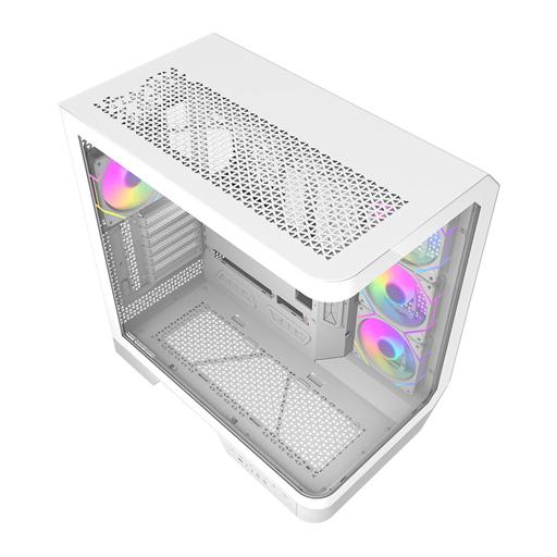 Aigo Darkflash Arcee DY570 ATX Mid Tower (Branco)