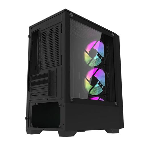 Aigo Darkflash C195M Rainbow MicroATX Mini Tower (Preto)