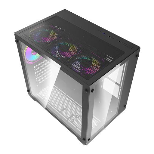 Aigo Darkflash C285 ARGB ATX Mid Tower (Preto)