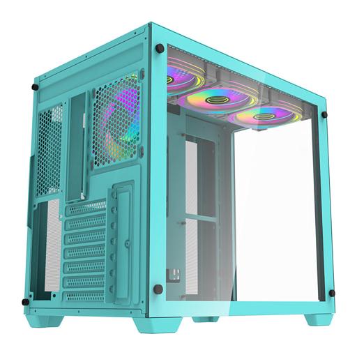 Aigo Darkflash C285 ARGB ATX Mid Tower (Verde)