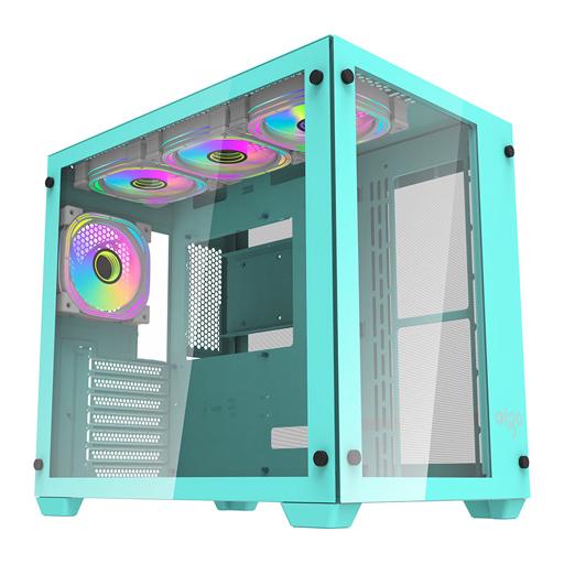 Aigo Darkflash C285 ARGB ATX Mid Tower (Verde)