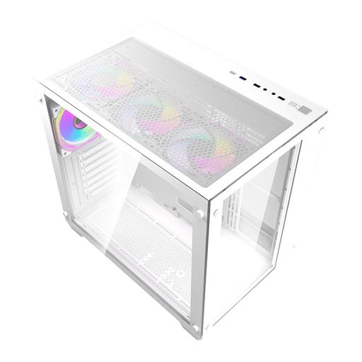 Aigo Darkflash C285 ARGB ATX Mid Tower (Branco)
