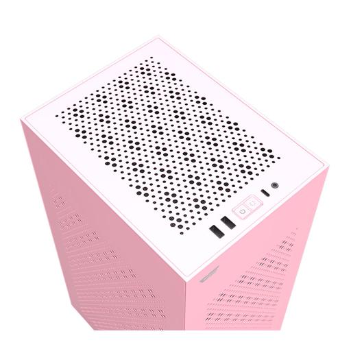 Aigo Darkflash DLH21 Mini ITX Tower (Rosa)