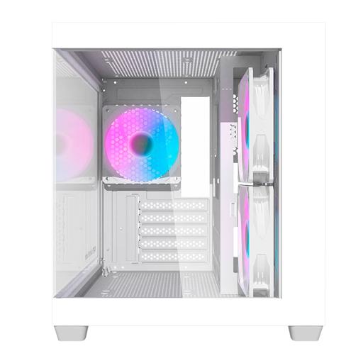 Aigo Darkflash Durin D275M MicroATX Mid Tower (Branco)