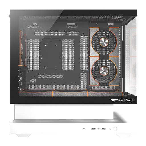 Aigo Darkflash Floatron F1 MicroATX Mid Tower (Branco)