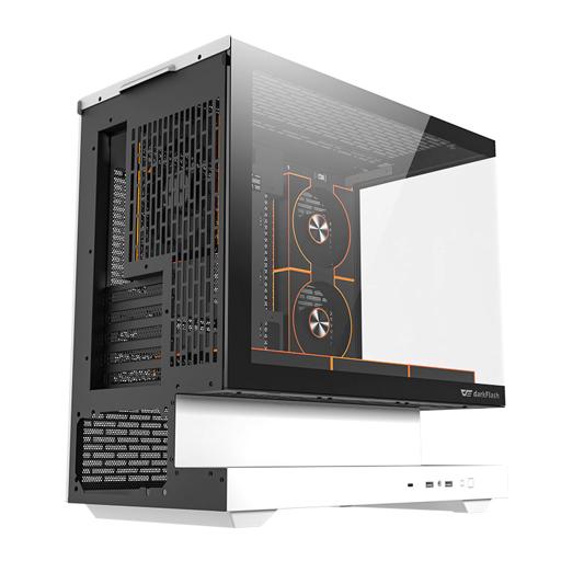 Aigo Darkflash Floatron F1 MicroATX Mid Tower (Branco)
