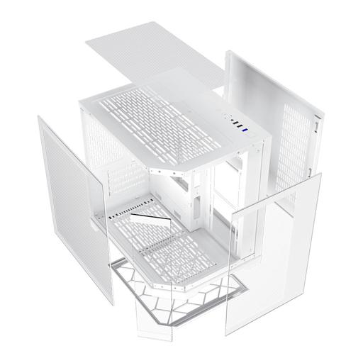 Aigo Darkflash FT350 MicroATX Mid Tower (Branco)