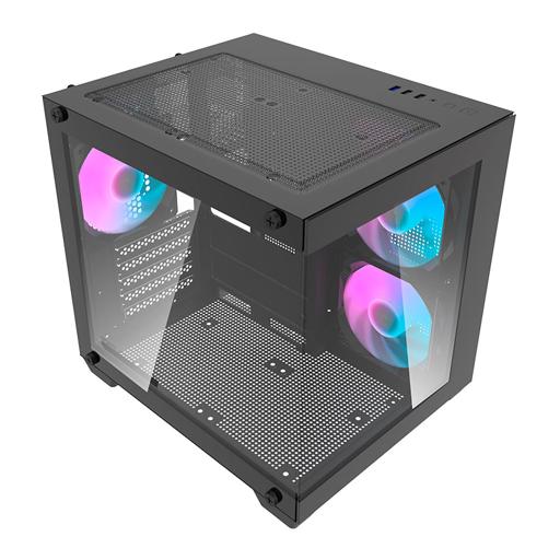 Aigo Darkflash Korgan K275M MicroATX Mid Tower (Preto)
