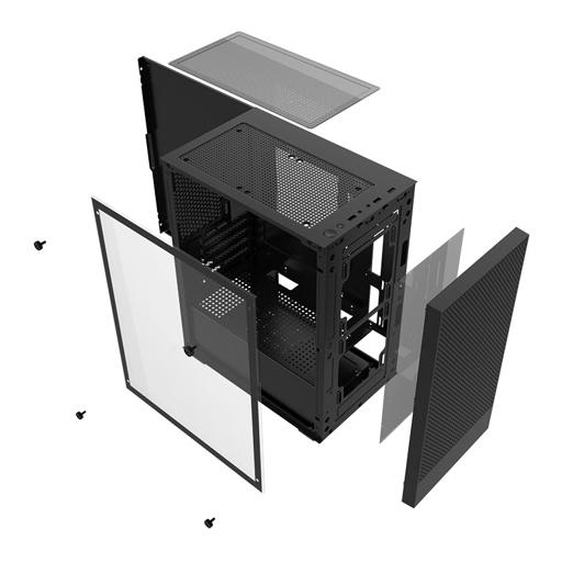 Aigo Darkflash M305 MicroATX Mid Tower (Preto)