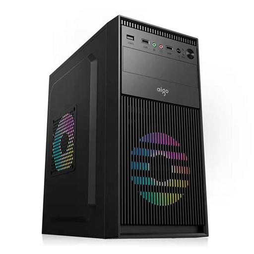 Aigo Q1718 MicroATX Mini Tower (Preto)
