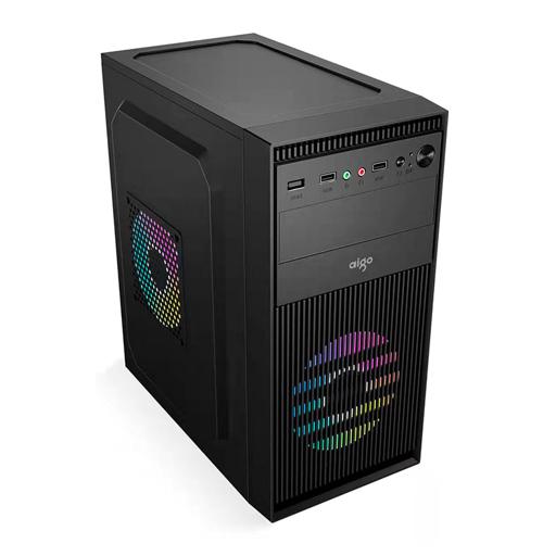Aigo Q1718 MicroATX Mini Tower (Preto)