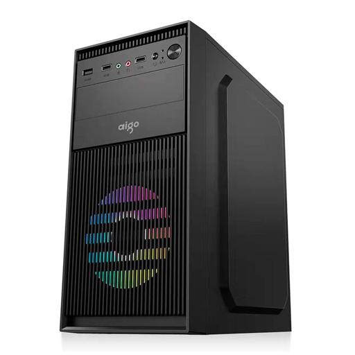 Aigo Q1718 MicroATX Mini Tower (Preto)