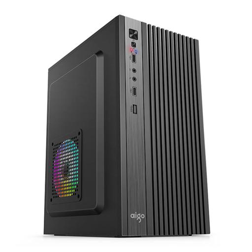 Aigo Q2503 MicroATX Mini Tower (Preto)