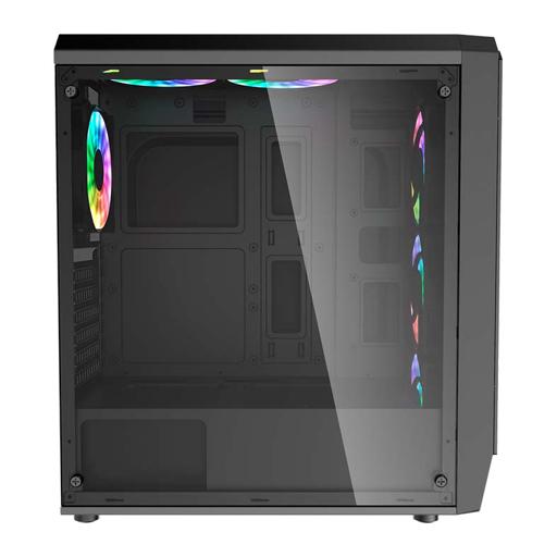 Aigo Water Square 5 RGB ATX Mid Tower (Preto)