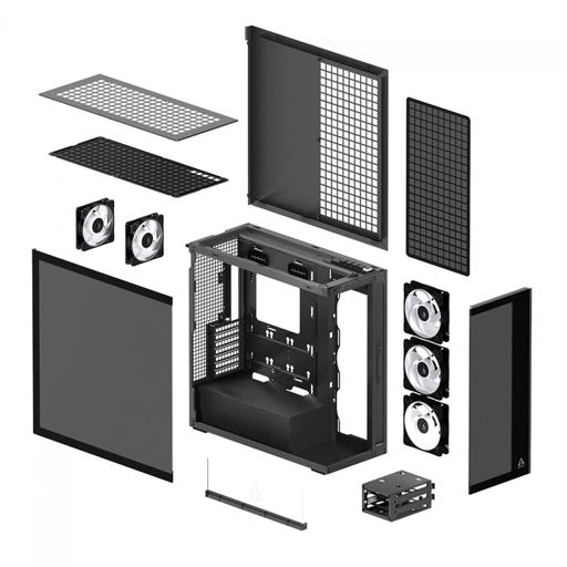 ARCTIC Xtender Black ATX Mid Tower (Preto)