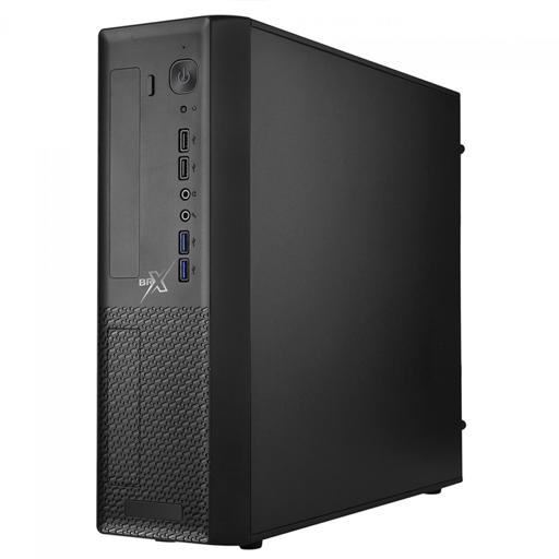 BRX Horizontal Slim SFF ST-01 MicroATX Mid Tower (Preto)