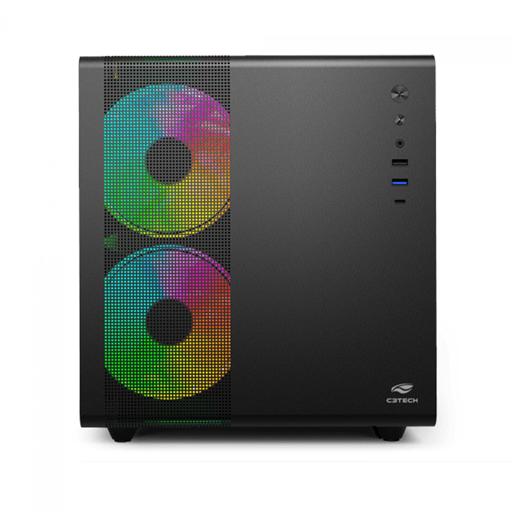 C3 Tech Aquarius MicroATX Mini Tower (Preto)