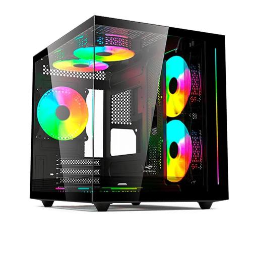 C3 Tech Aquarius MicroATX Mini Tower (Preto)