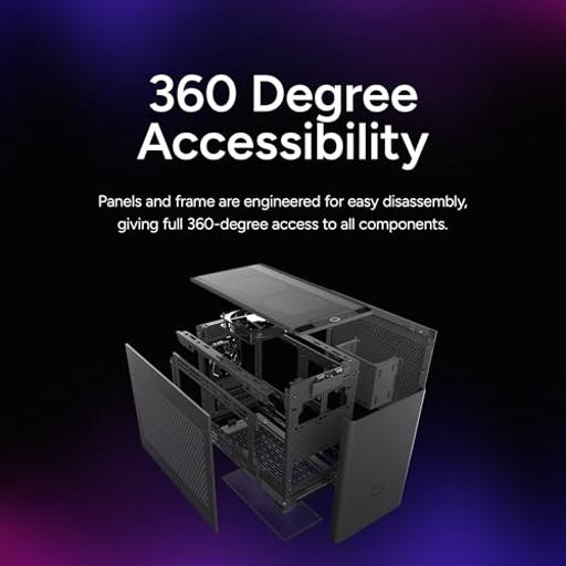 Cooler Master MASTERBOX NR200 Mini ITX Desktop (Preto)