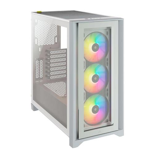 Corsair iCUE 4000X ATX Mid Tower (Branco)