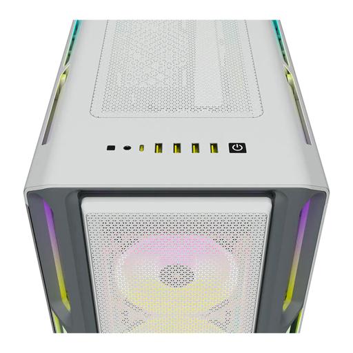 Corsair iCUE 5000T ATX Mid Tower (Branco)
