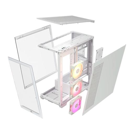Corsair iCUE LINK 3500X ATX Mid Tower (Branco)
