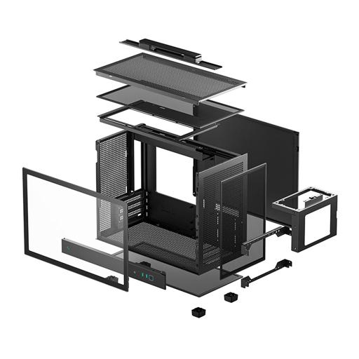 Deepcool CH160 Plus MicroATX Mid Tower (Preto)