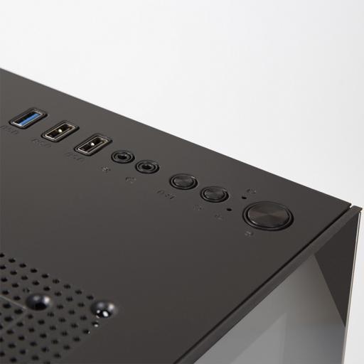 Duex DXJ270-2 BK MicroATX Mid Tower (Preto)