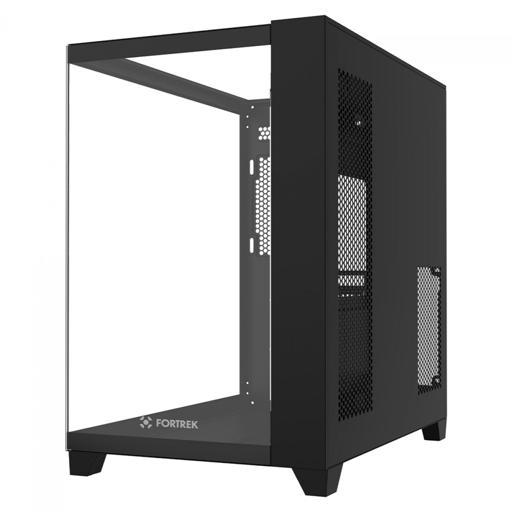 Fortrek Clarity Full Glass Aquário Black ATX Mid Tower (Preto)