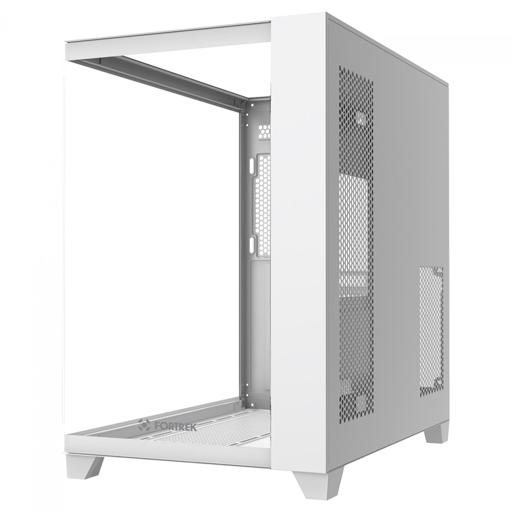 Fortrek Clarity Full Glass Aquário White ATX Mid Tower (Branco)